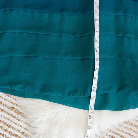 5/48 SAKS FIFTH AVENUE OMBRE RACERBACK BLOUSE TOP SZ L - Picture 5 of 7